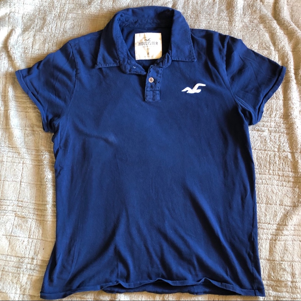 Hollister M Navy Blue Polo